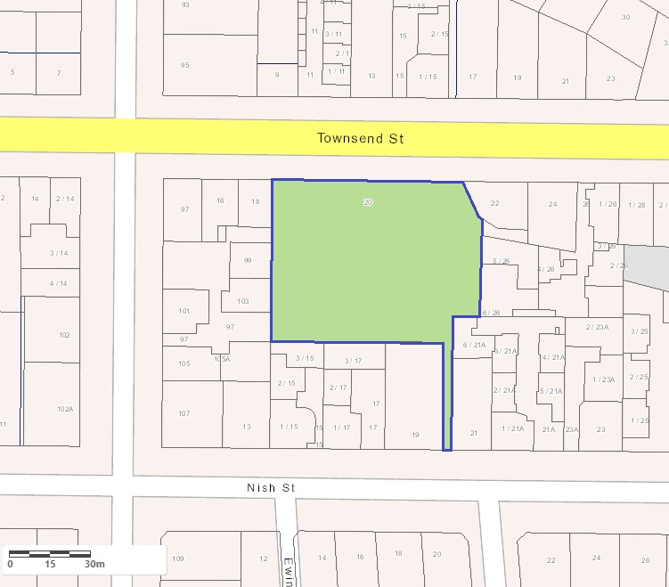 map of 20 Townsend Street, Flora Hill