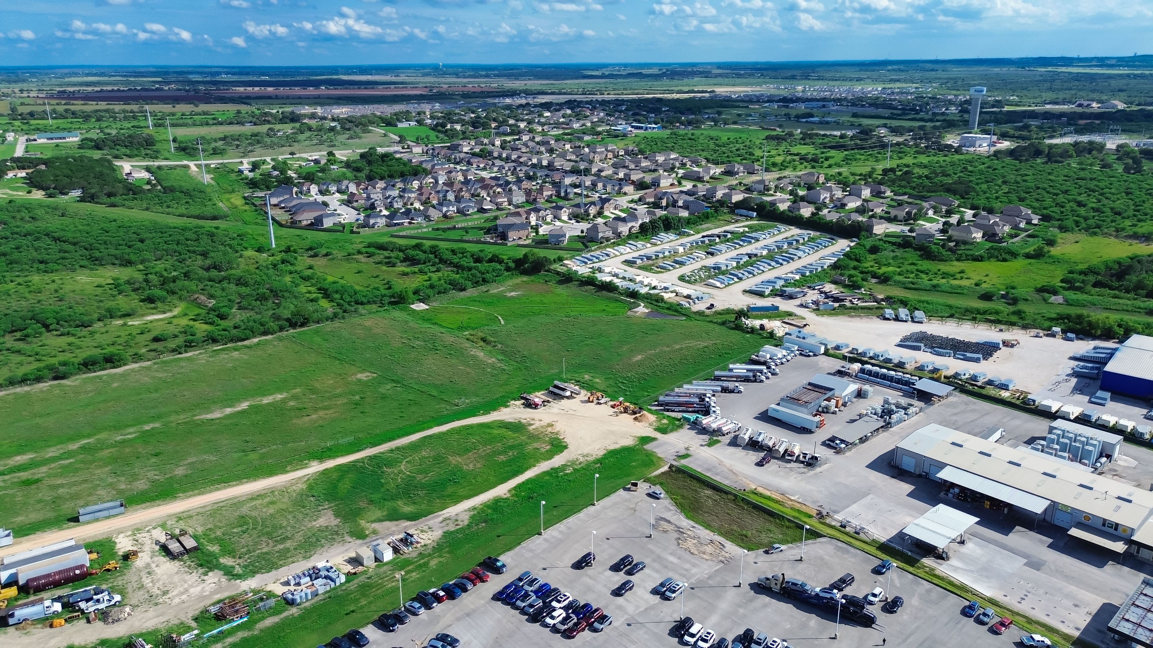 Photo illustrating land that is being prepared for development