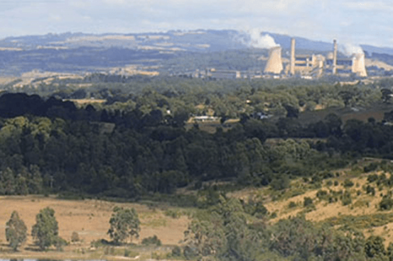 View of Latrobe Valley in Victoria