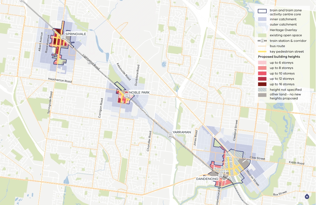 Map of Springvale catchment