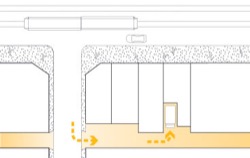 rear or side lane access to lots within activity centres