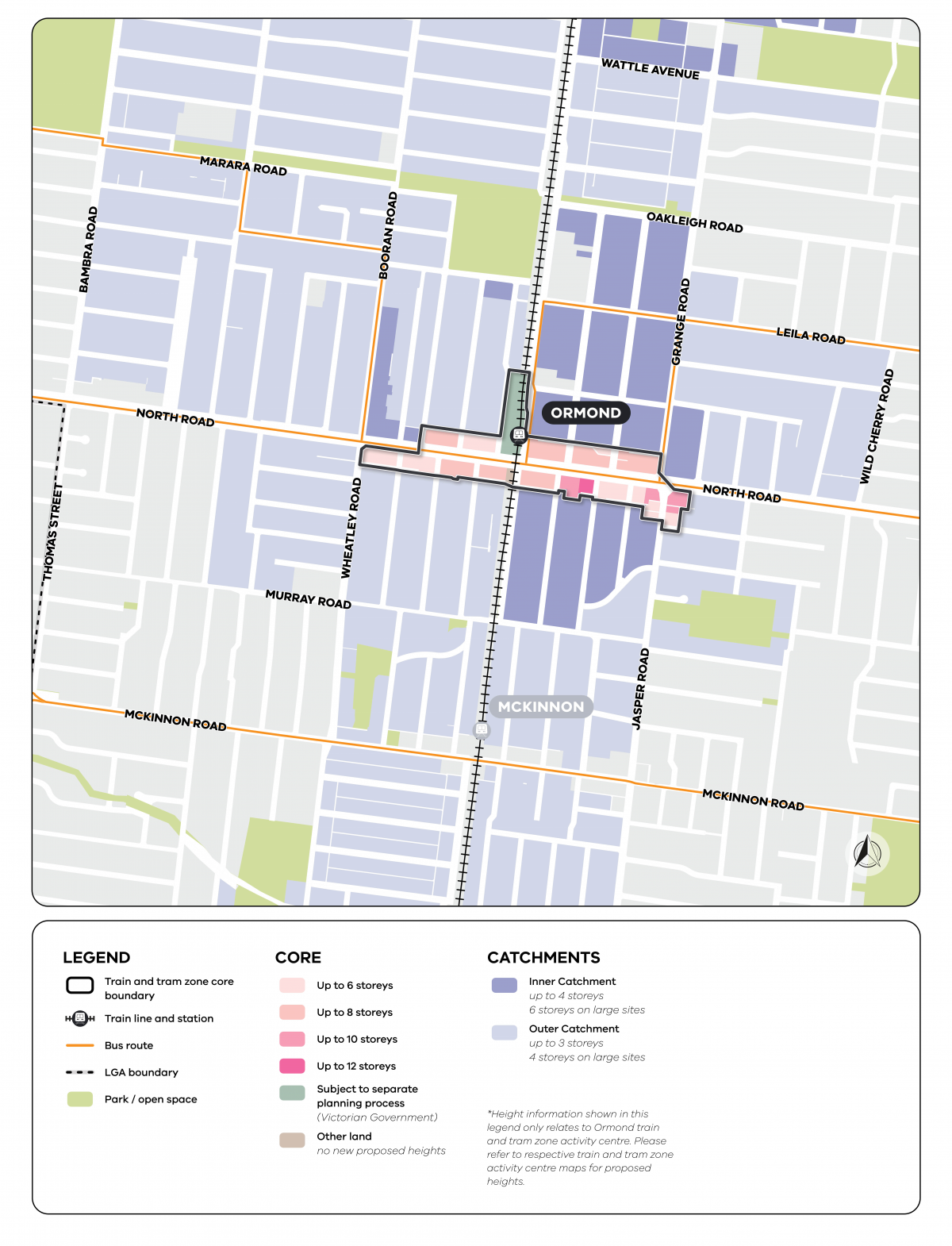 Map showing the Ormand activity centre