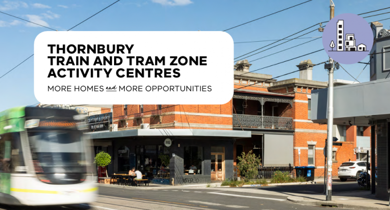 Thumbnail image for the Thornbury train and tram zones fact sheet