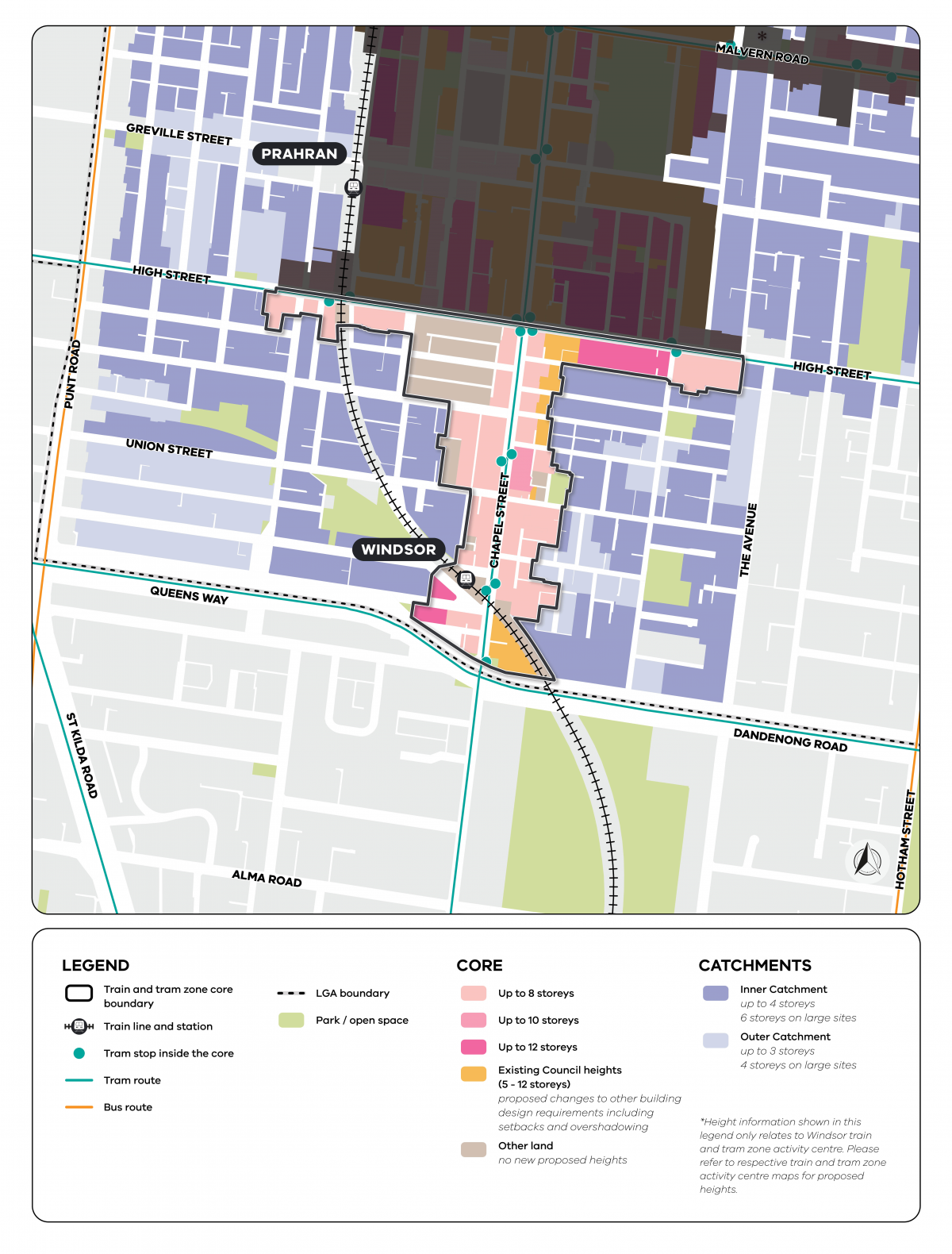 Map showing the Windsor activity centre